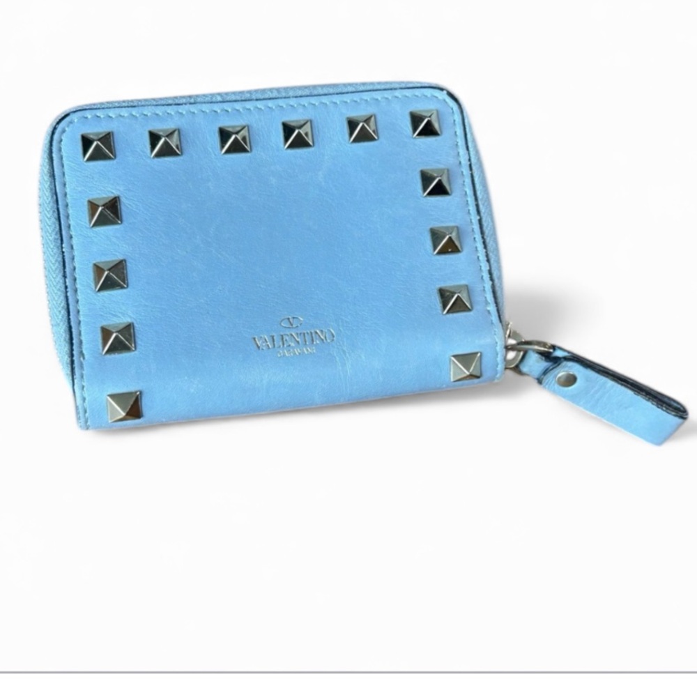 Valentino Garavani Studded Leather Wallet